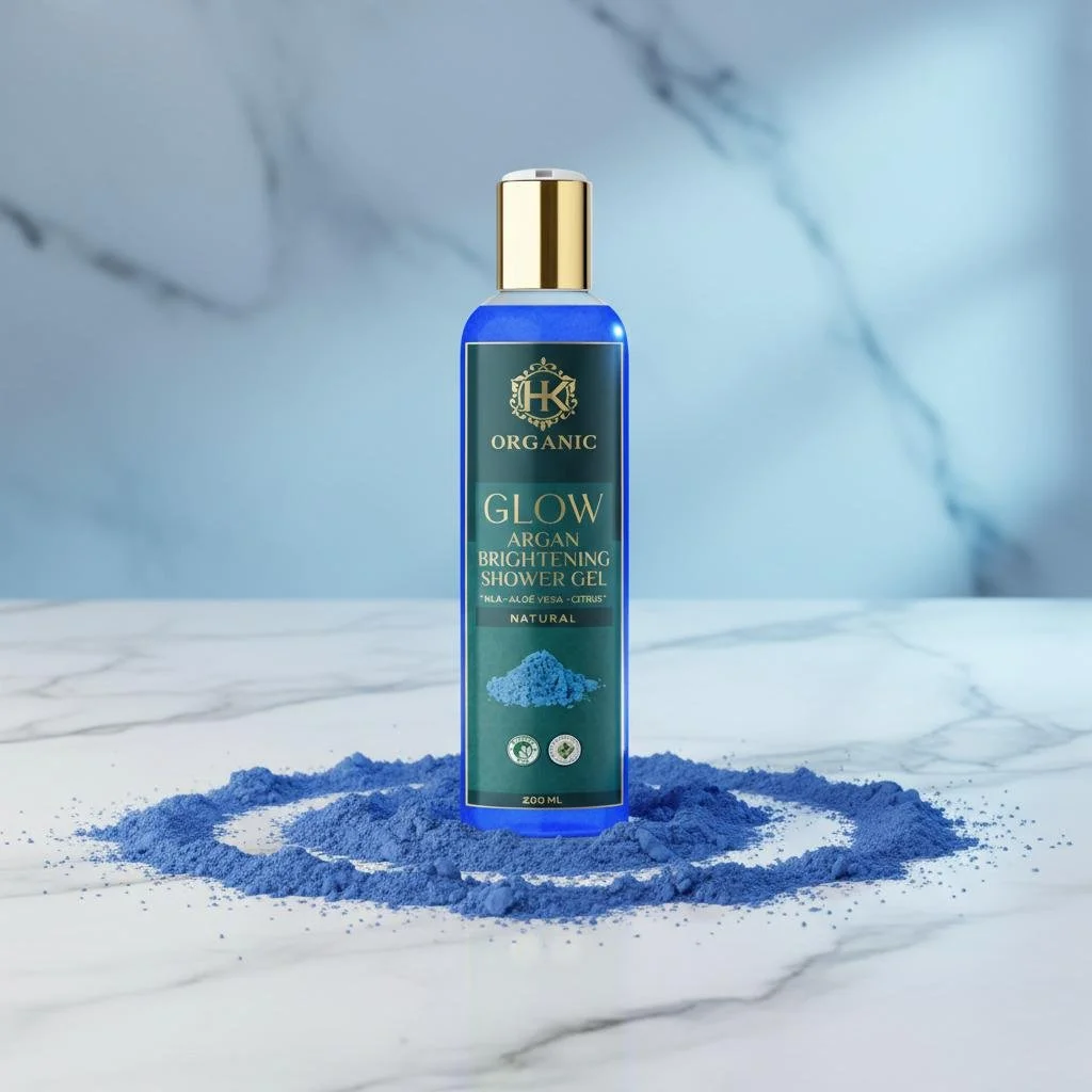 HKOrganic Glow Argan Brightening Shower Gel – 200ml: