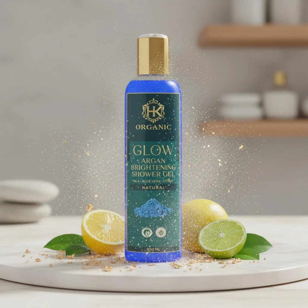 HKOrganic Glow Argan Brightening Shower Gel – 200ml: