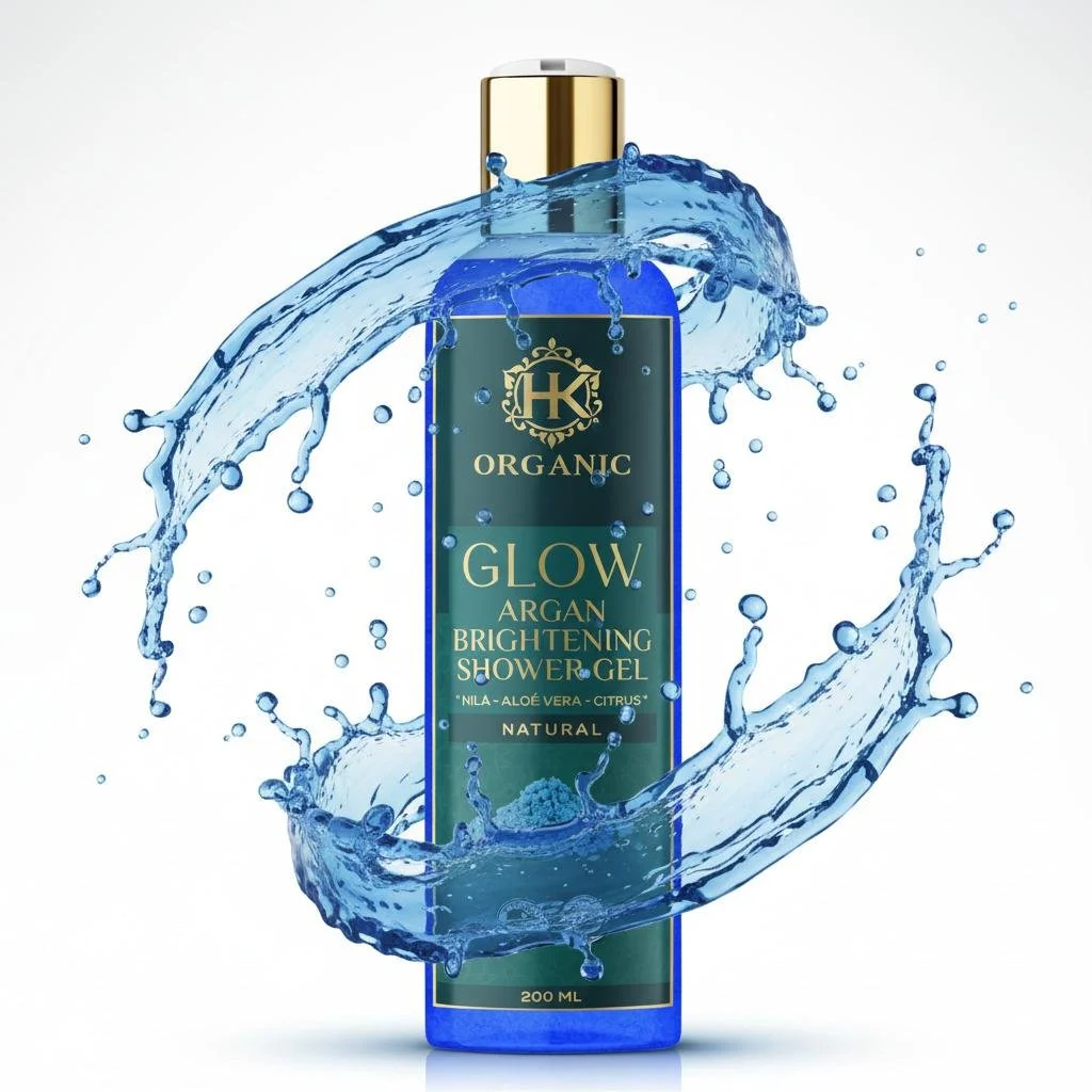 HKOrganic Glow Argan Brightening Shower Gel – 200ml: