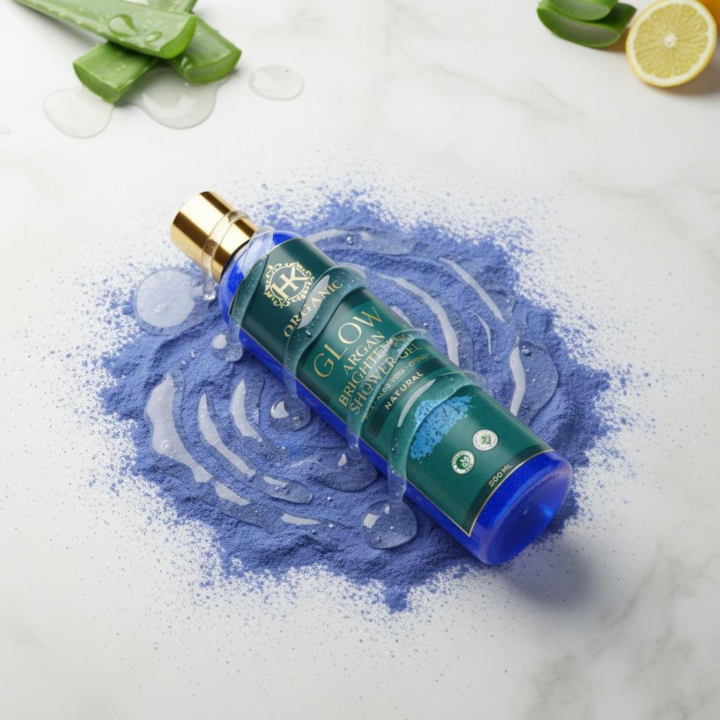 HKOrganic Glow Argan Brightening Shower Gel – 200ml: