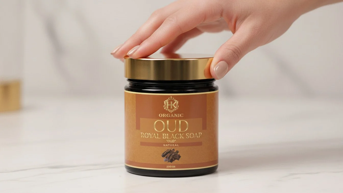 HKOrganic Oud Royal Black Soap – 200g