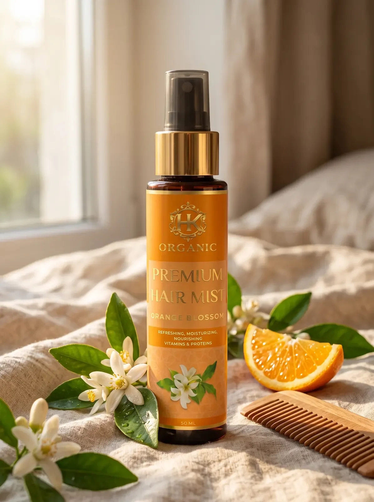 Organic Premium Hair Mist - Orange Blossom