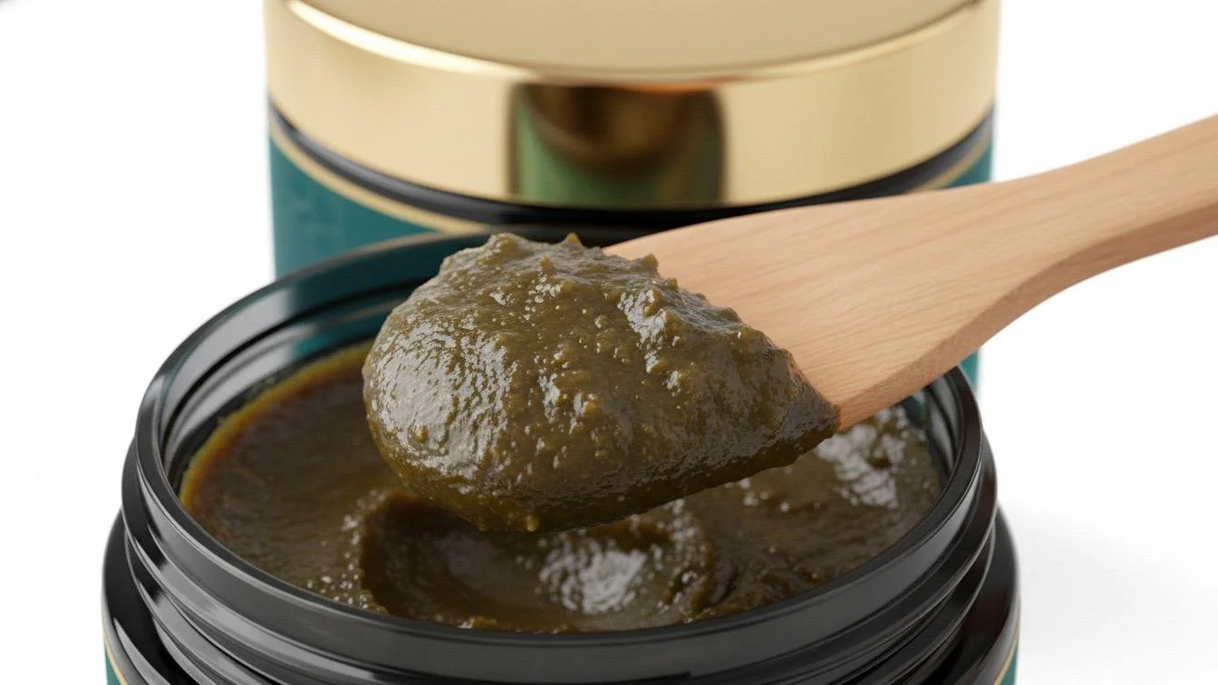 HKOrganic Natural Black Soap – 100% Moroccan