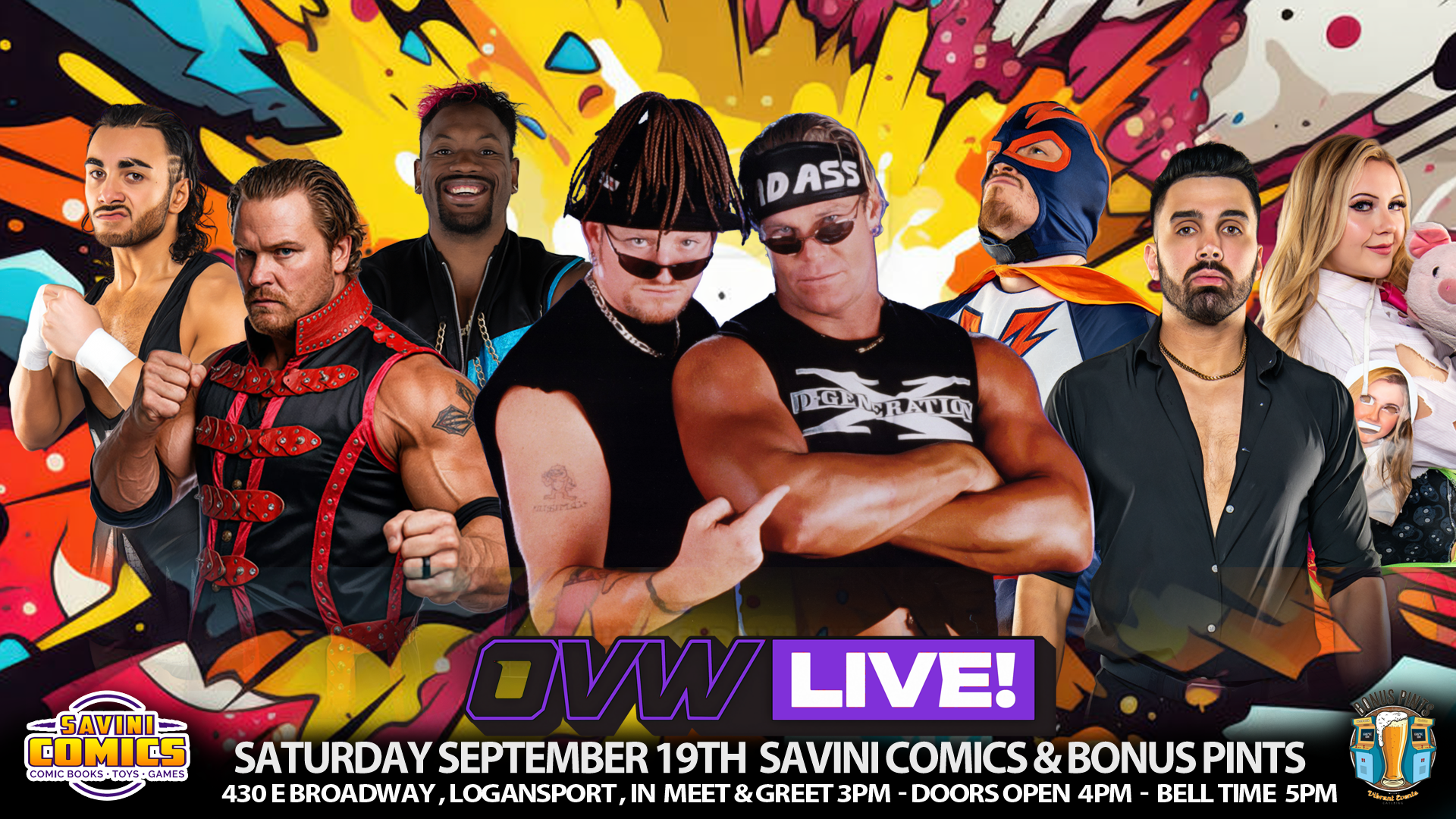 Savini Comics &amp; Bonus Pints