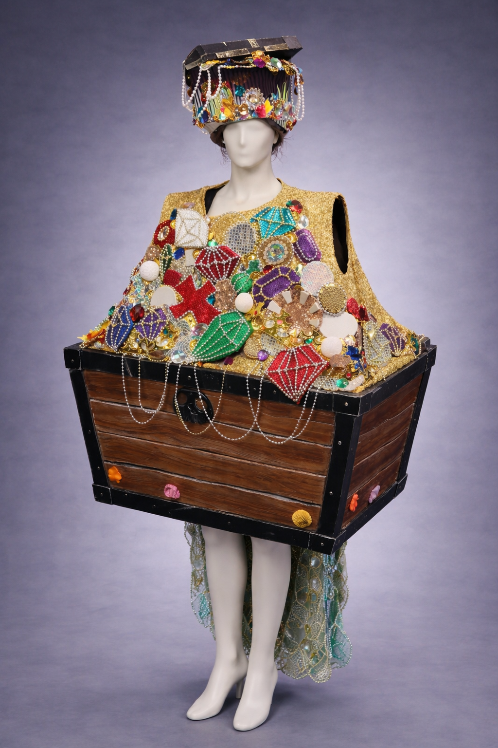 pantomime pirate dame treasure chest costume