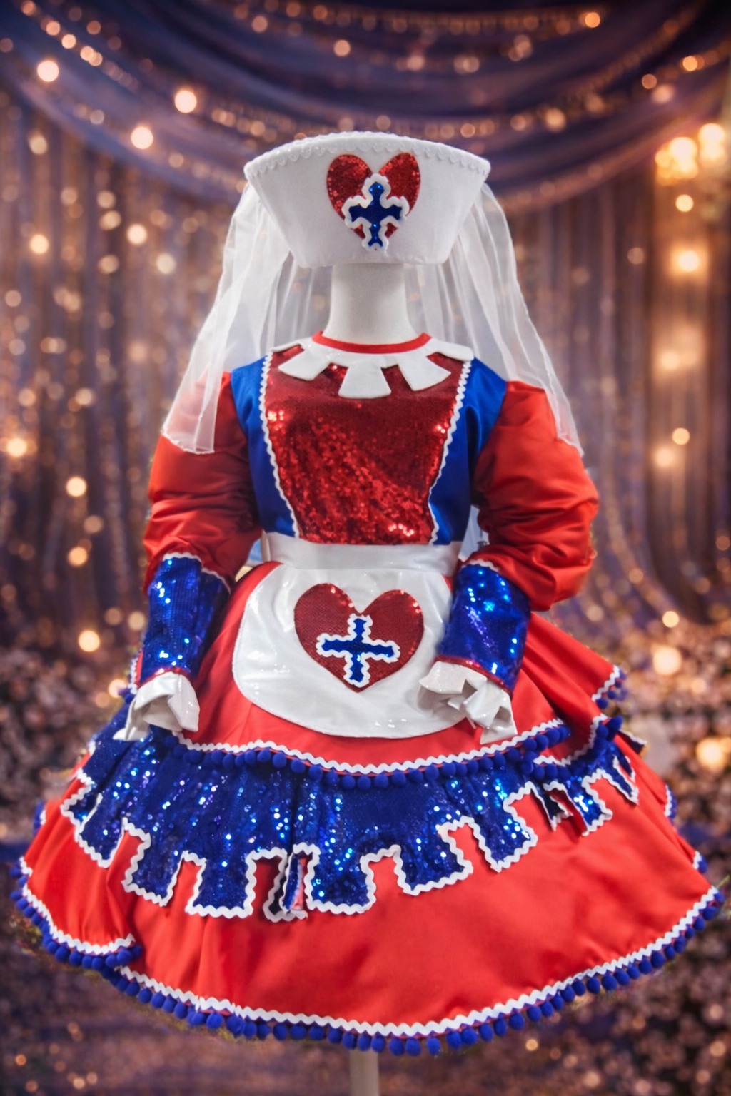 pantomime costume dame matron nanny nurse