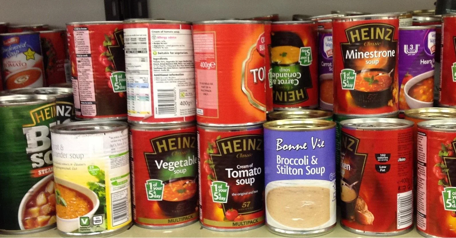 New month this Sunday - so time for the August collection for Storehouse. Donations can be left in the Welcome Area or outside the door of the office.
(Tinned meals to serve with rice - curry, chilli con carne, sweet & sour chicken etc. - and F
