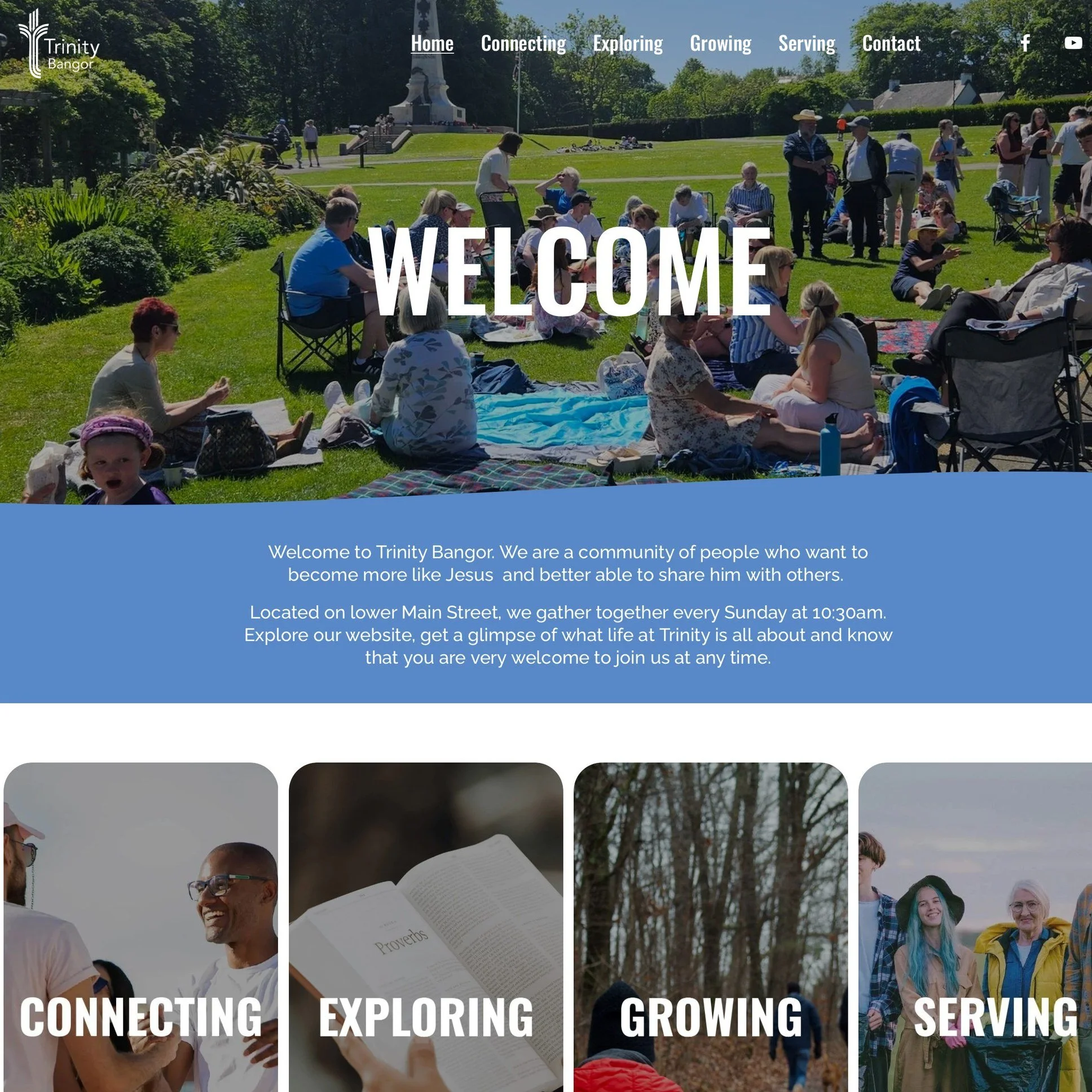 Check out our new website.
https://www.trinitybangor.org.uk