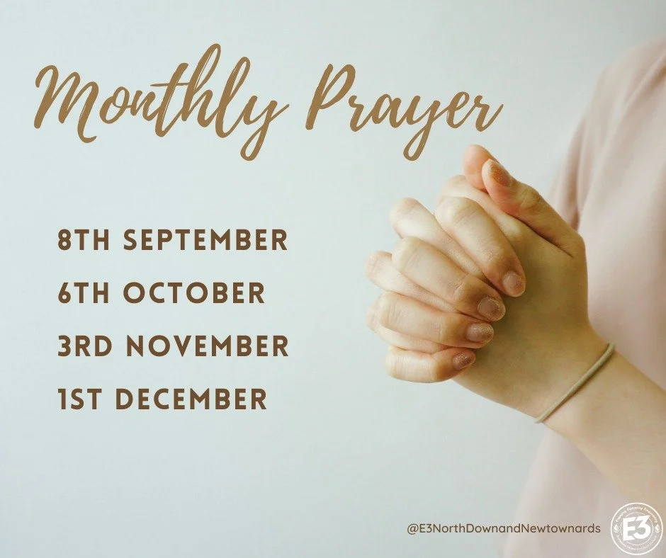 To join other S.U. supporters in praying for our schools, head to St Andrews, Clandeboye Road at 10 -11am the first Monday of each month…
