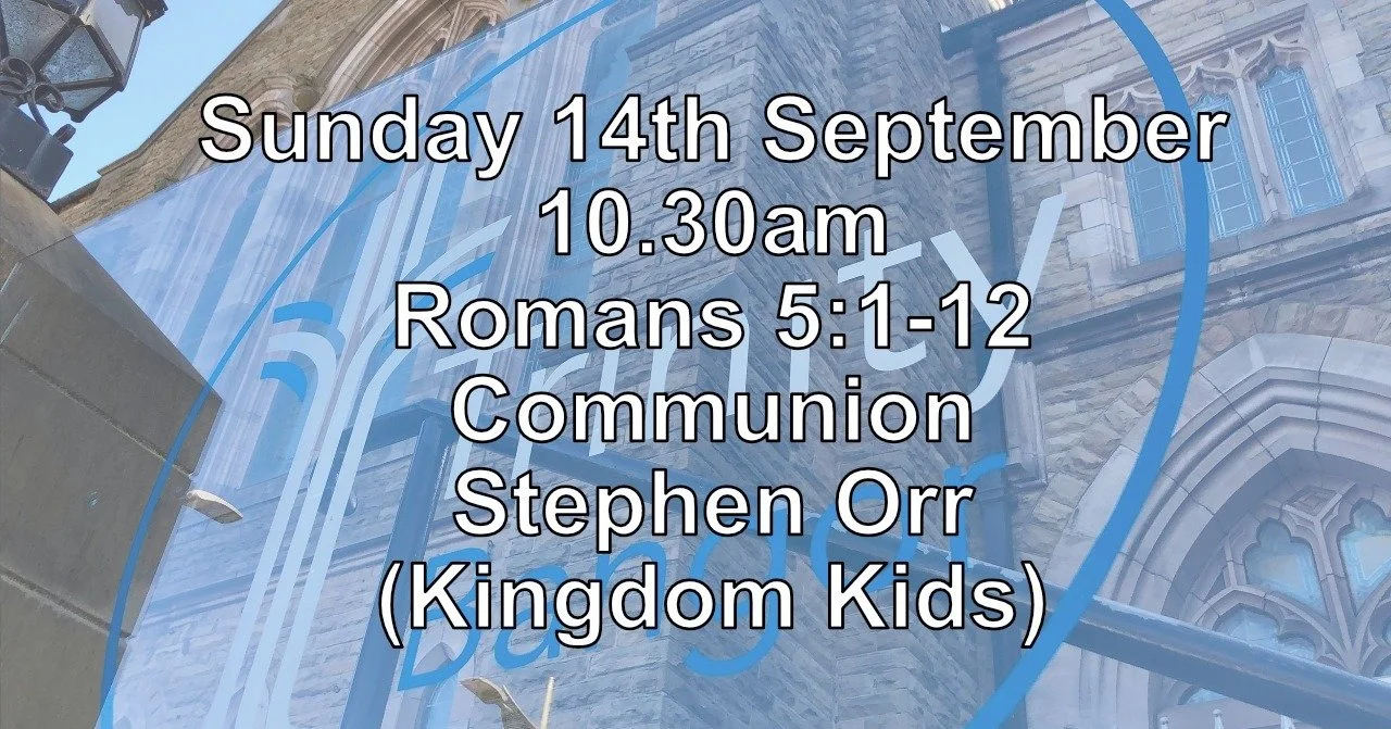 Looking forward to celebrating Communion together this Sunday.