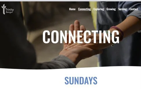 Looking for something new this January?

Scroll down the CONNECTING page on our website to see what goes on at Trinity beyond Sundays each week... 
https://www.trinitybangor.org.uk/connecting

(Clicking on Stephen's or Rob's name below their photos w