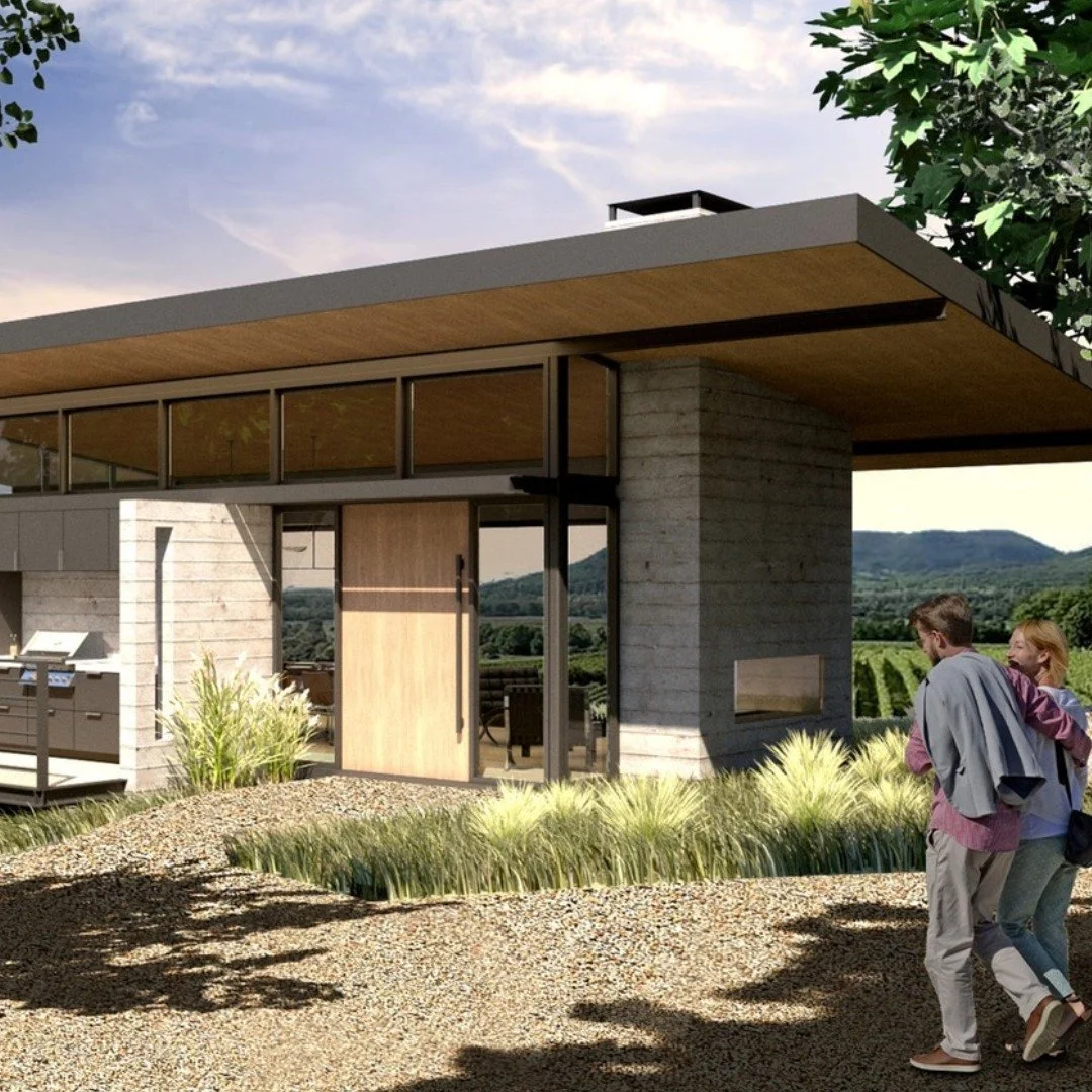 A Sonoma couple wanted to keep their summer vineyard picnics bug free 🌿🍇. Enter the Bug House, a dining pavilion that protects against insects while celebrating the region&rsquo;s agricultural charm. Designed with both function and setting in mind,