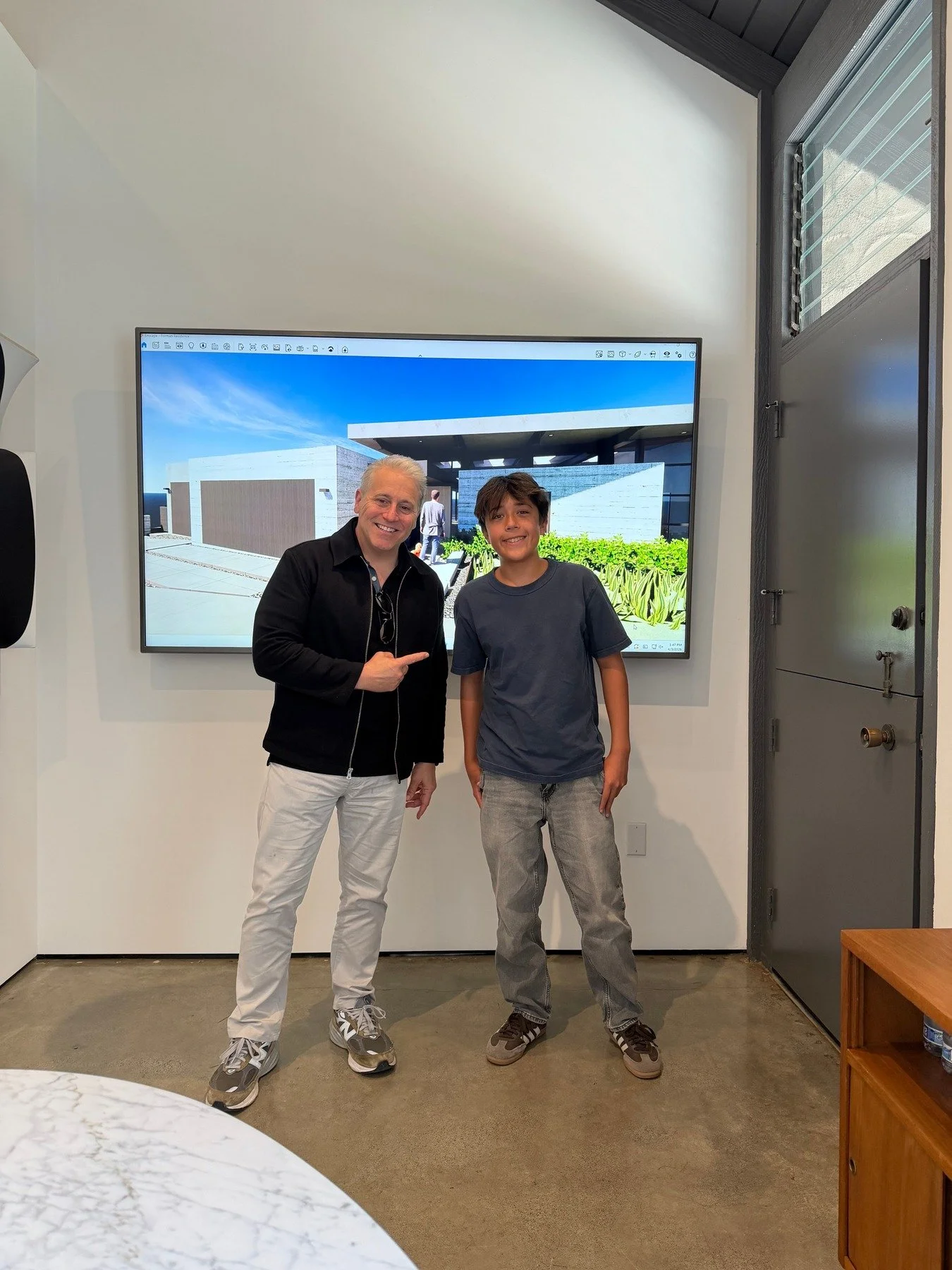 We had the opportunity to host Adrian, a 10th-grade student interested in architecture, for a shadowing experience in our office. His curiosity made for a great afternoon as we shared how ideas move from concept to construction.

Anders guided him th