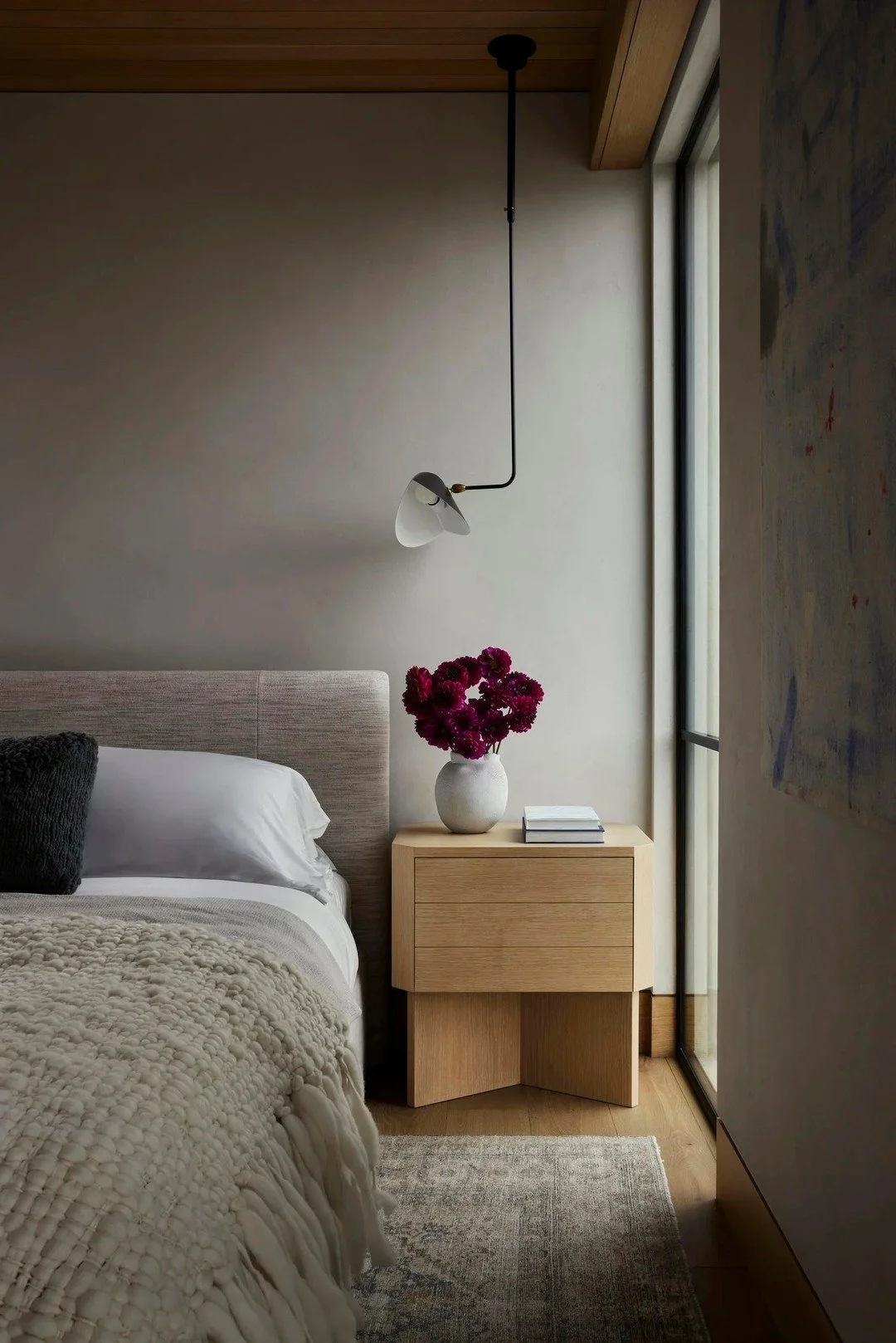 From our "Technologist" category, Lofty Goals focuses on the balance between precision and material warmth. Tailored millwork and sculptural lighting define the space, while clean lines and natural textures keep it grounded and straightforw