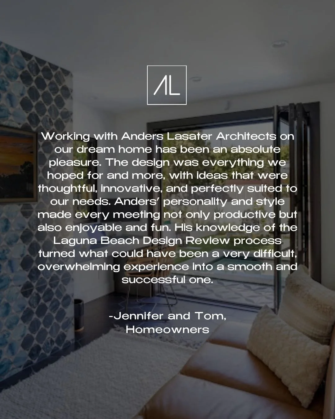 So grateful for this kind testimonial and the trust behind it.

This Laguna Beach hillside cottage was completely reimagined inside and out into a home that fits a &ldquo;work hard, play hard&rdquo; lifestyle, with space for the kids, the dog, and ev