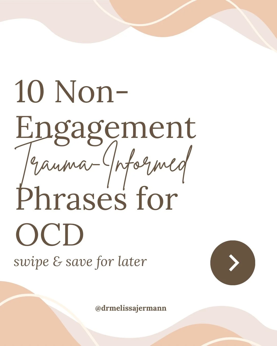 When trauma and OCD overlap, non-engagement can feel especially hard.

If your brain learned that the world isn&rsquo;t always safe, it makes sense that it would try to protect you. OCD often steps in as that protector, creating urgency, doubt, and e