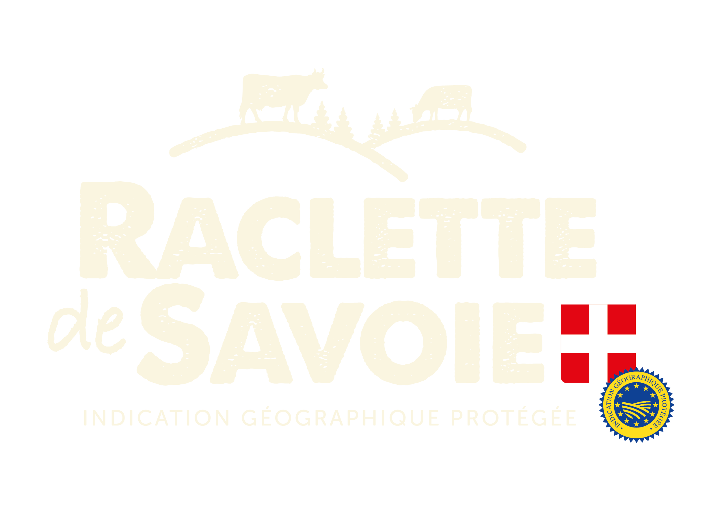 Logo du fromage "Raclette de Savoie" basée à Annecy en Haute-Savoie.