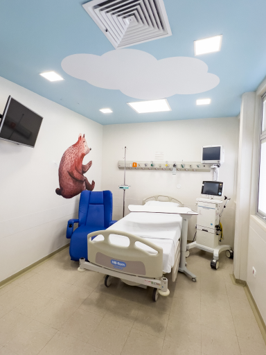 Iluminacao quarto de hospital