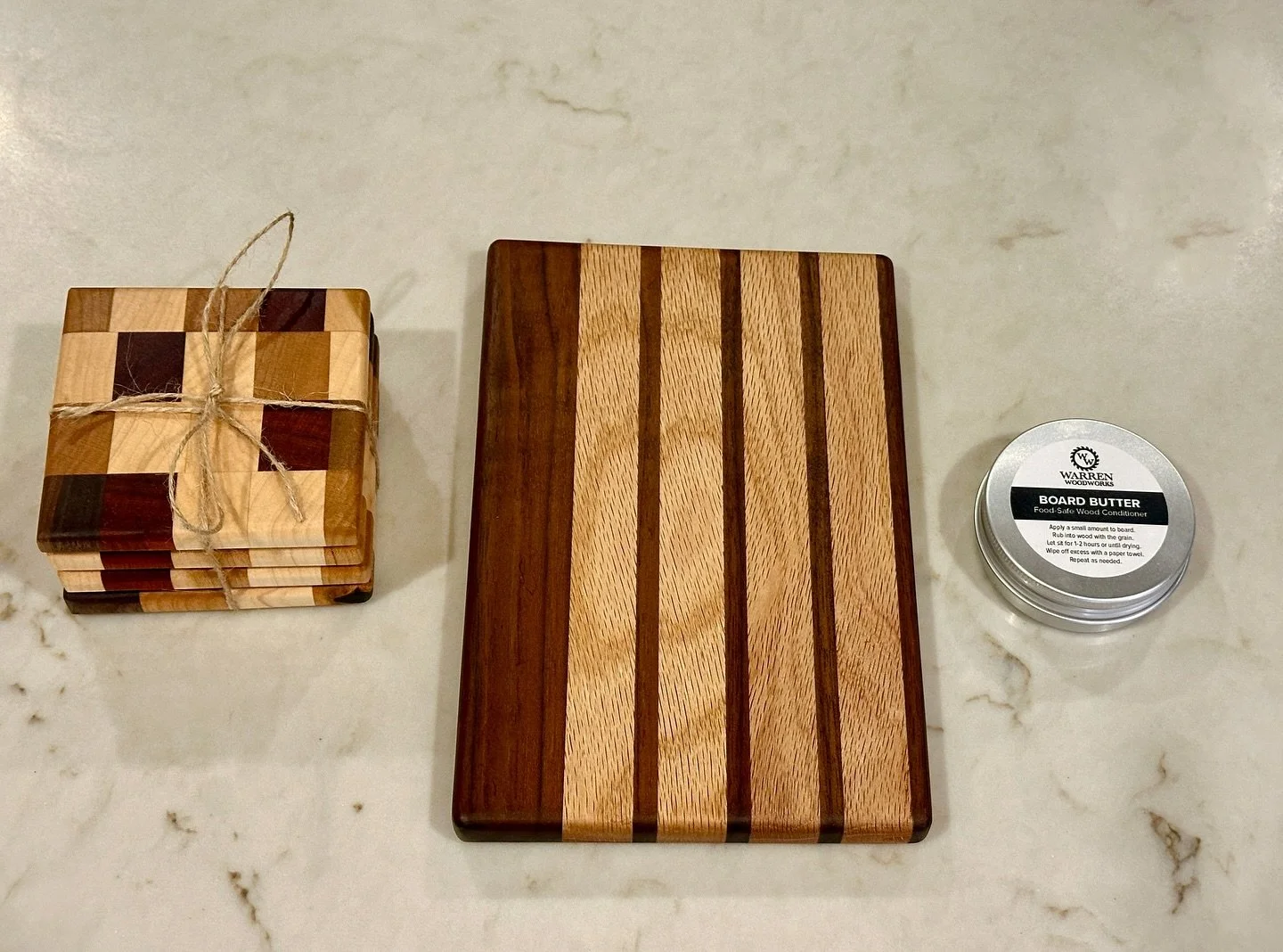 ✨ Giving Back to the Community ✨
Warren Woodworks is proud to support the Rockwall Children’s Advocacy Center by donating a handcrafted set of end-grain coasters and a cheese board for their upcoming event.
Every piece is made with care, usin