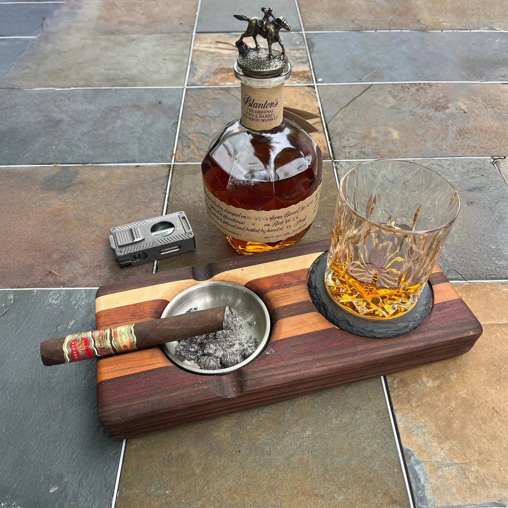 Cigar center designed for enjoying on your patio.
