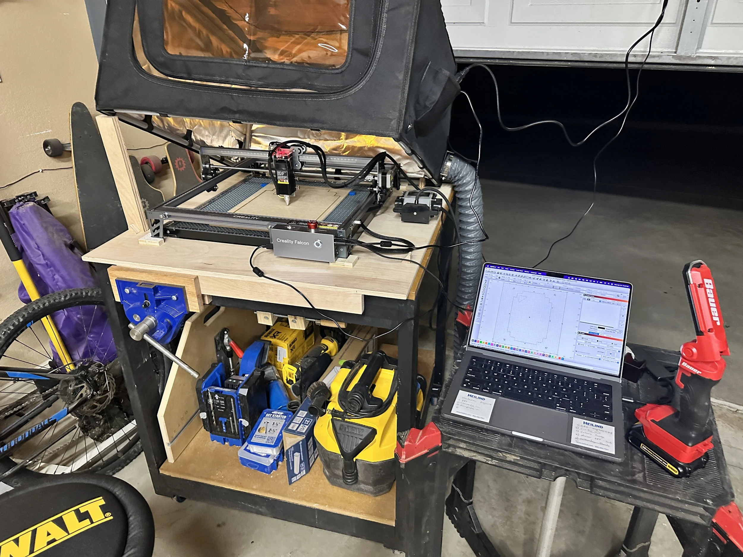 Falcon Pro 10w Laser Engraving Station.