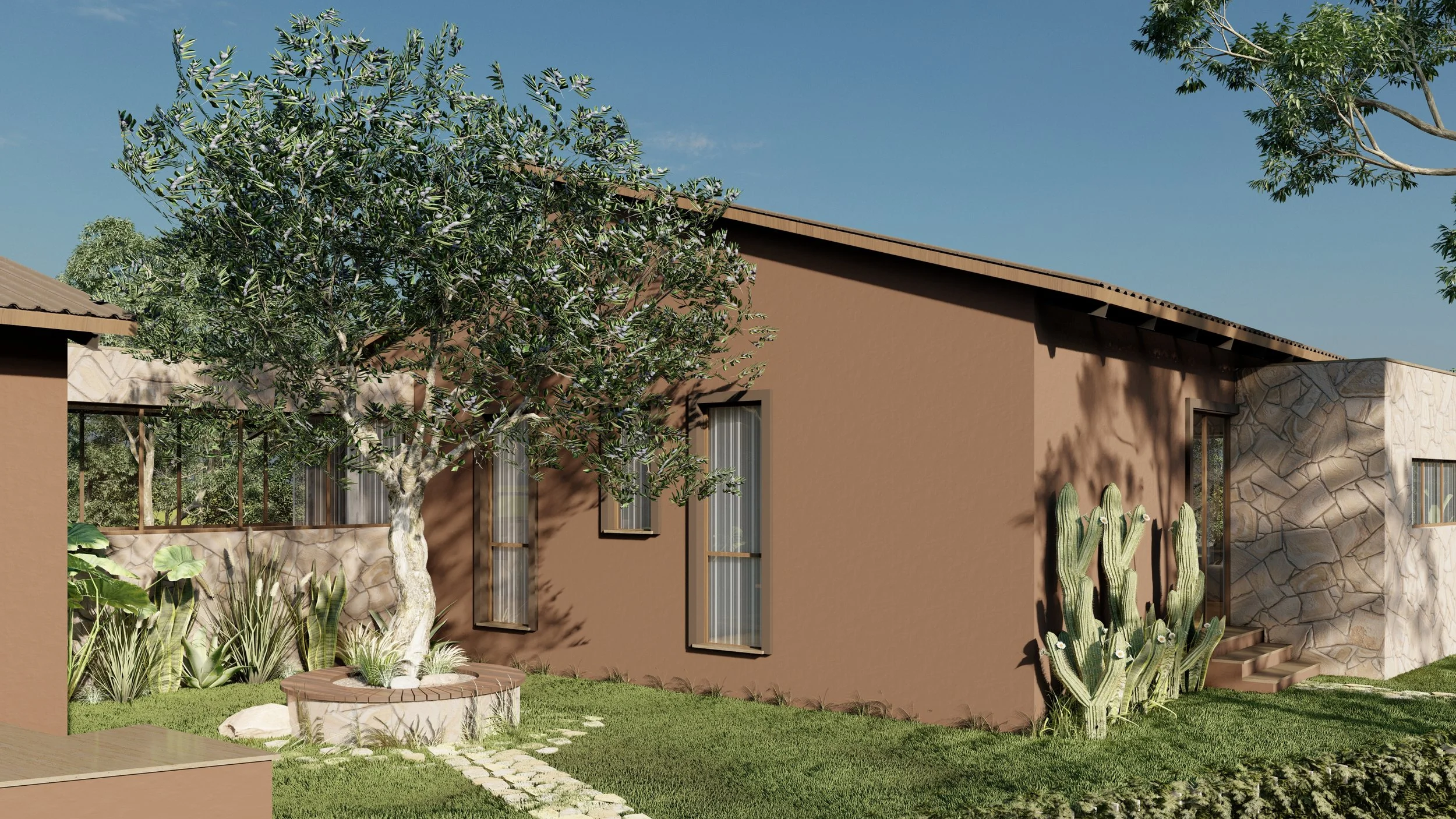 An image of The Float House.