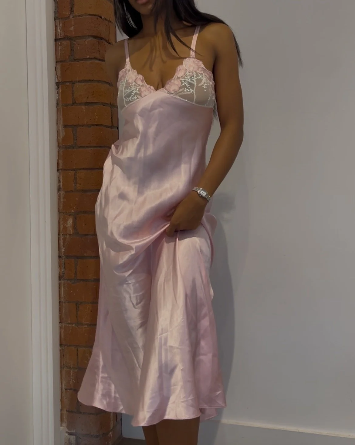 Vintage Nurteks Intimo Donna Maxi Slip Dress