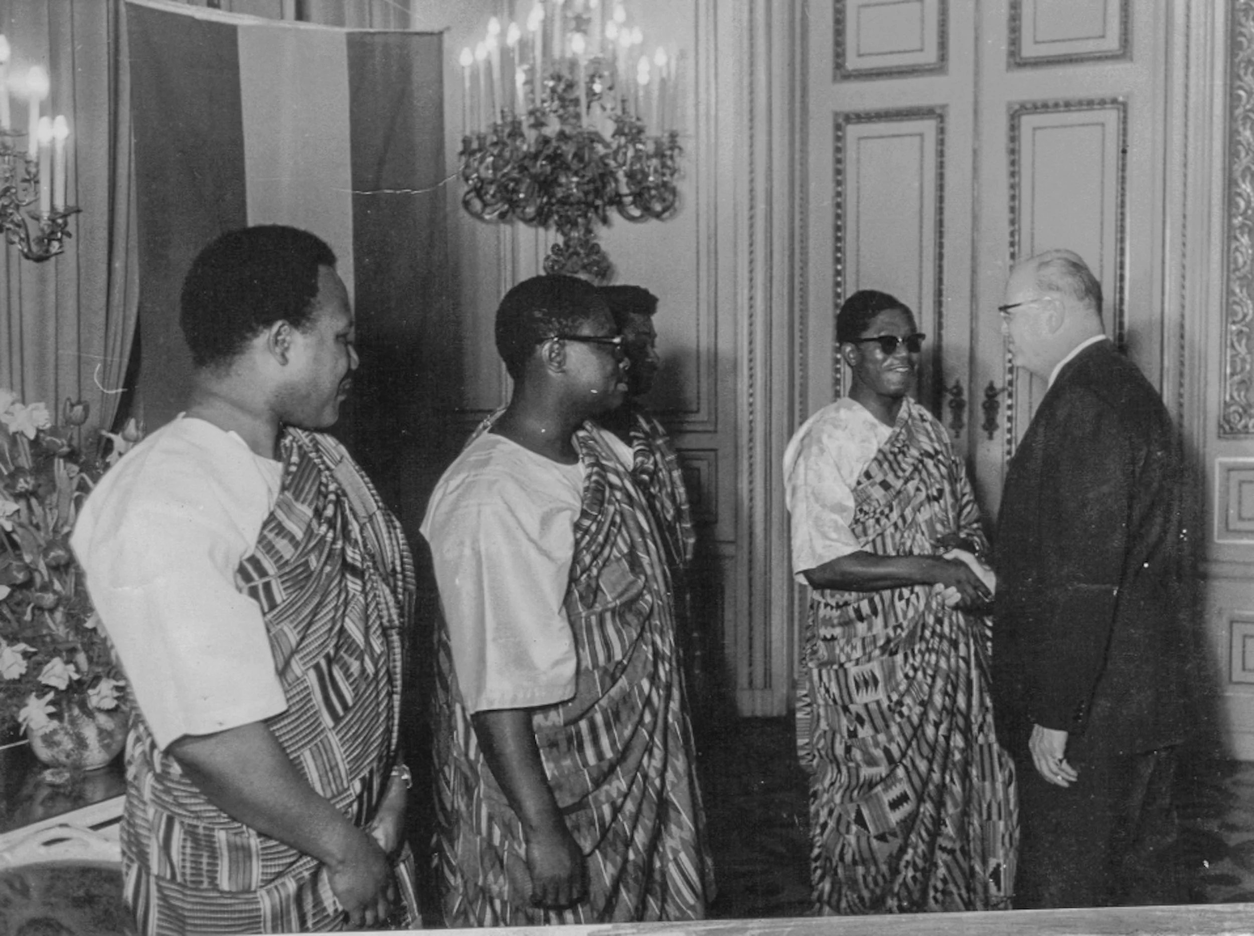 Prince D. K. T. Djokoto (far left) with his colleagues.