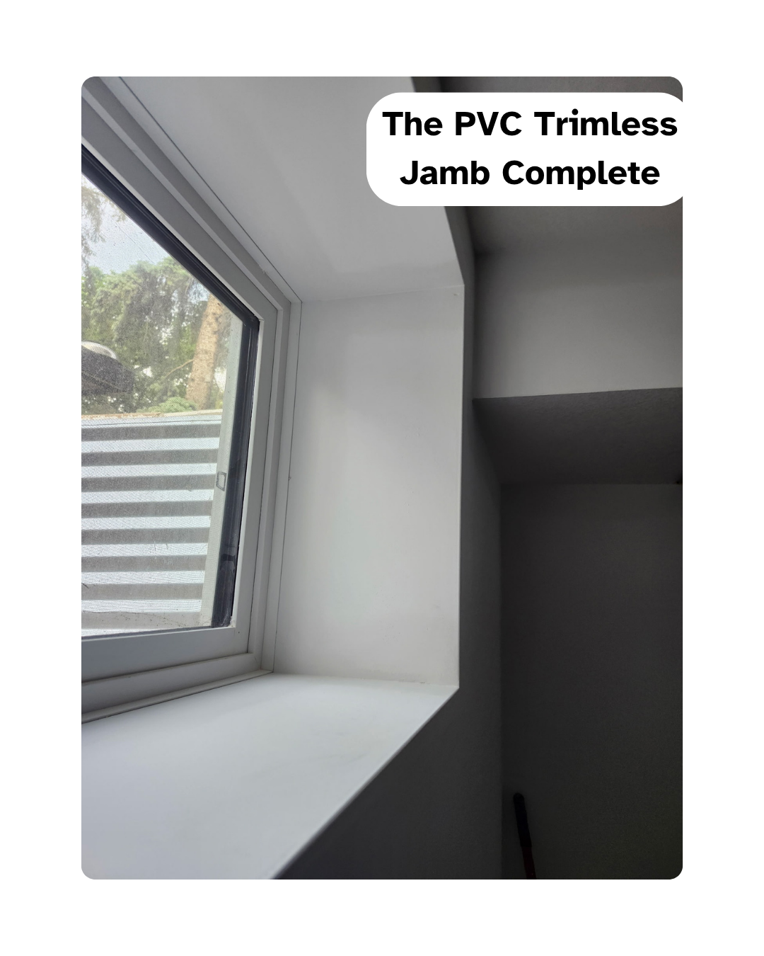 PVC Trimless Window Design