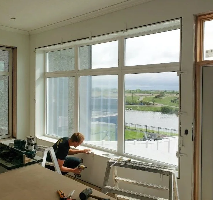 We carry PVC Jamb material in 4'x10' sheets to accommodate your size requirements.