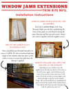 PVC Window Jamb Extensions – Original | Enhance Your Windows Today ...