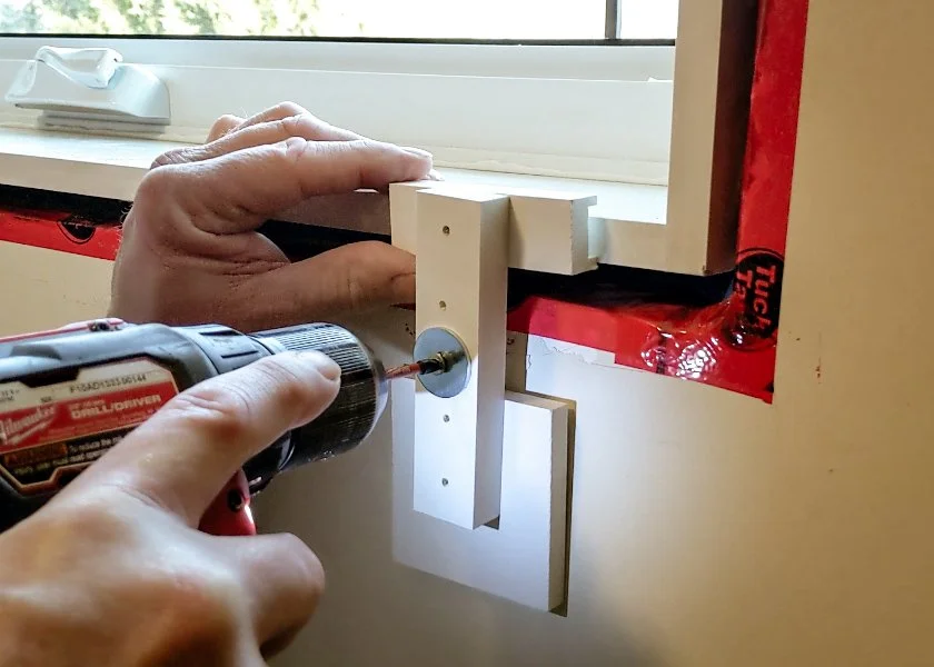 Trim Rite Installation Clips for PVC Window Jamb Extensions