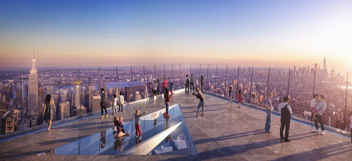 Viewing deck @ the Edge New York