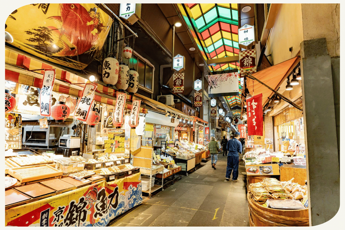 Nishiki food Market - Kyoto