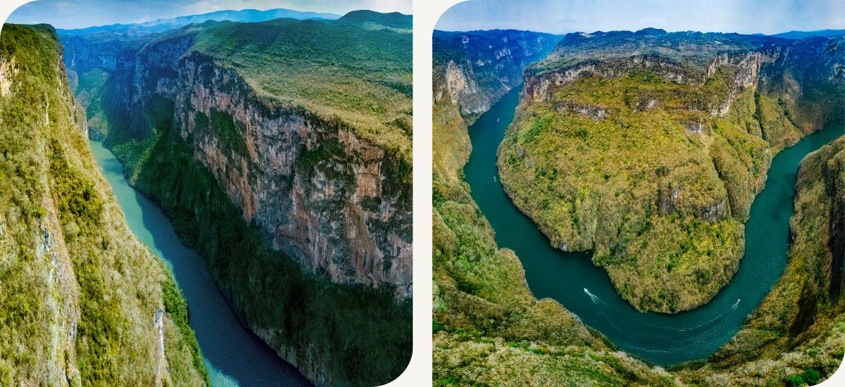 Miradores de cañón de sumidero