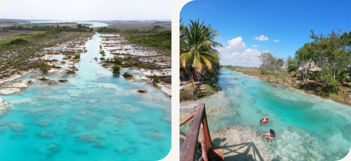 Los rapidos de Bacalar