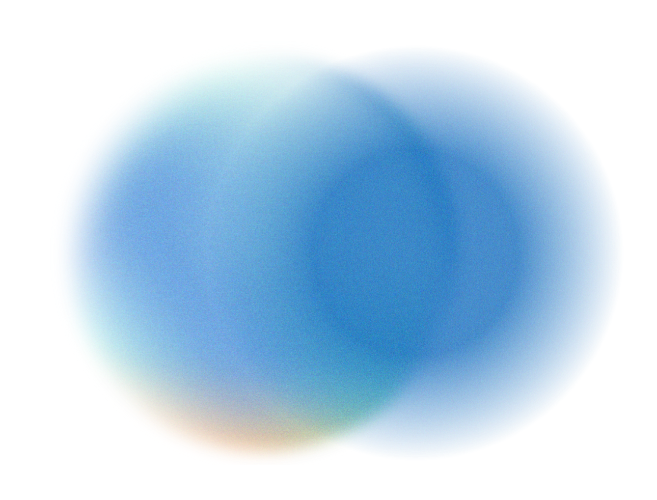 A blue heart with a gradient effect on a black background.