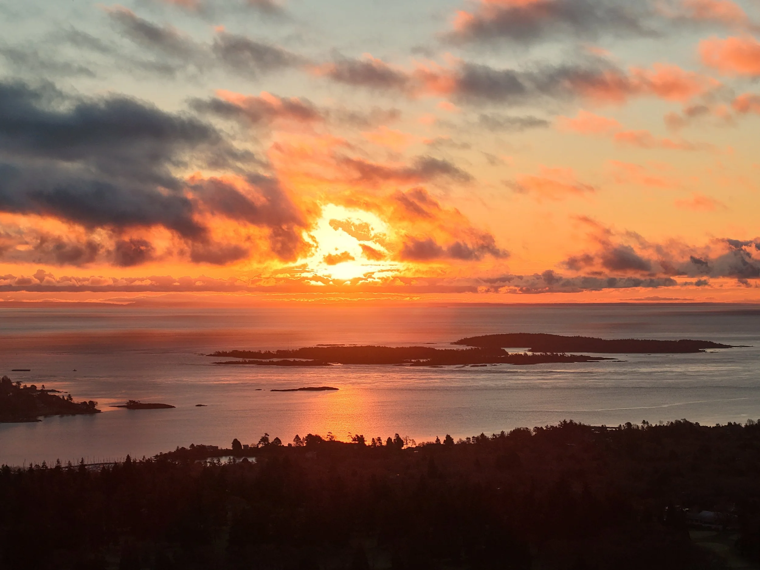 February Sunrise — Mount Tolmie & Cadboro Bay Gallery