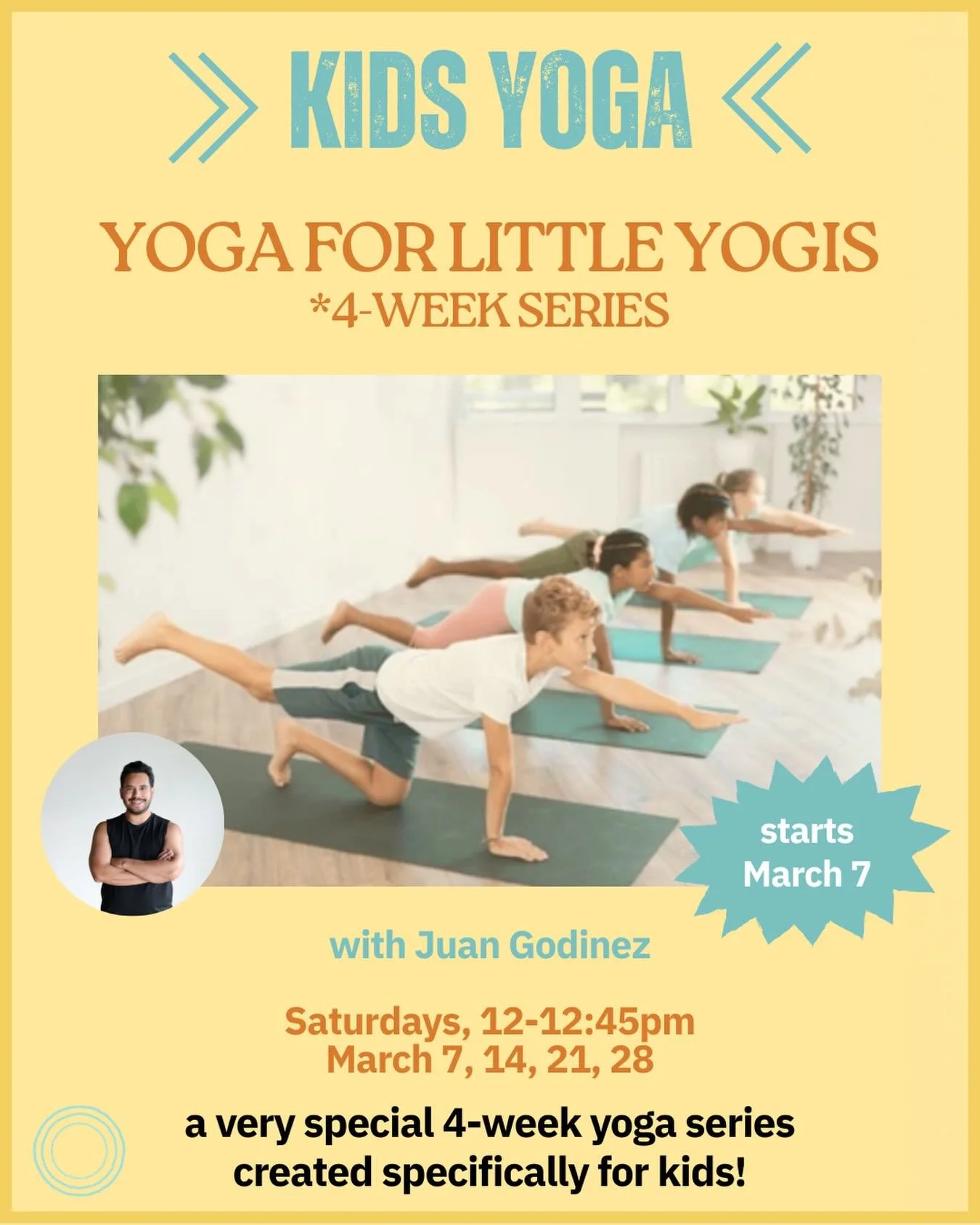 🟡

🪷🤸&zwj;♀️🪷
We still have a few spots left for our first-ever kids yoga series!

Yoga for Little Yogis is a 4-week yoga series designed to introduce kids ages 7&ndash;12 to vinyasa-style movement while exploring the history and origins of yoga 
