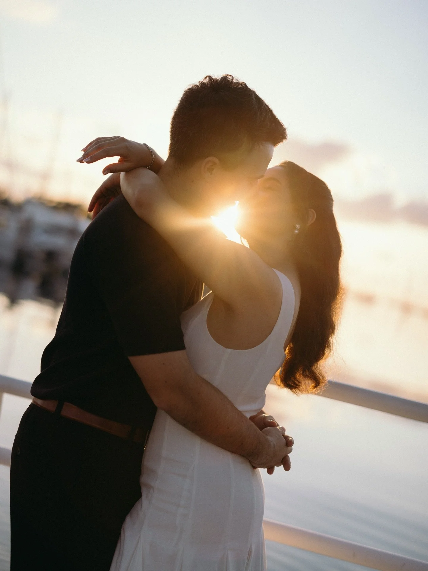 Alissa + Danny 🤍 a little stroll around Coconut Grove as we get ready for their April nuptials 🤍