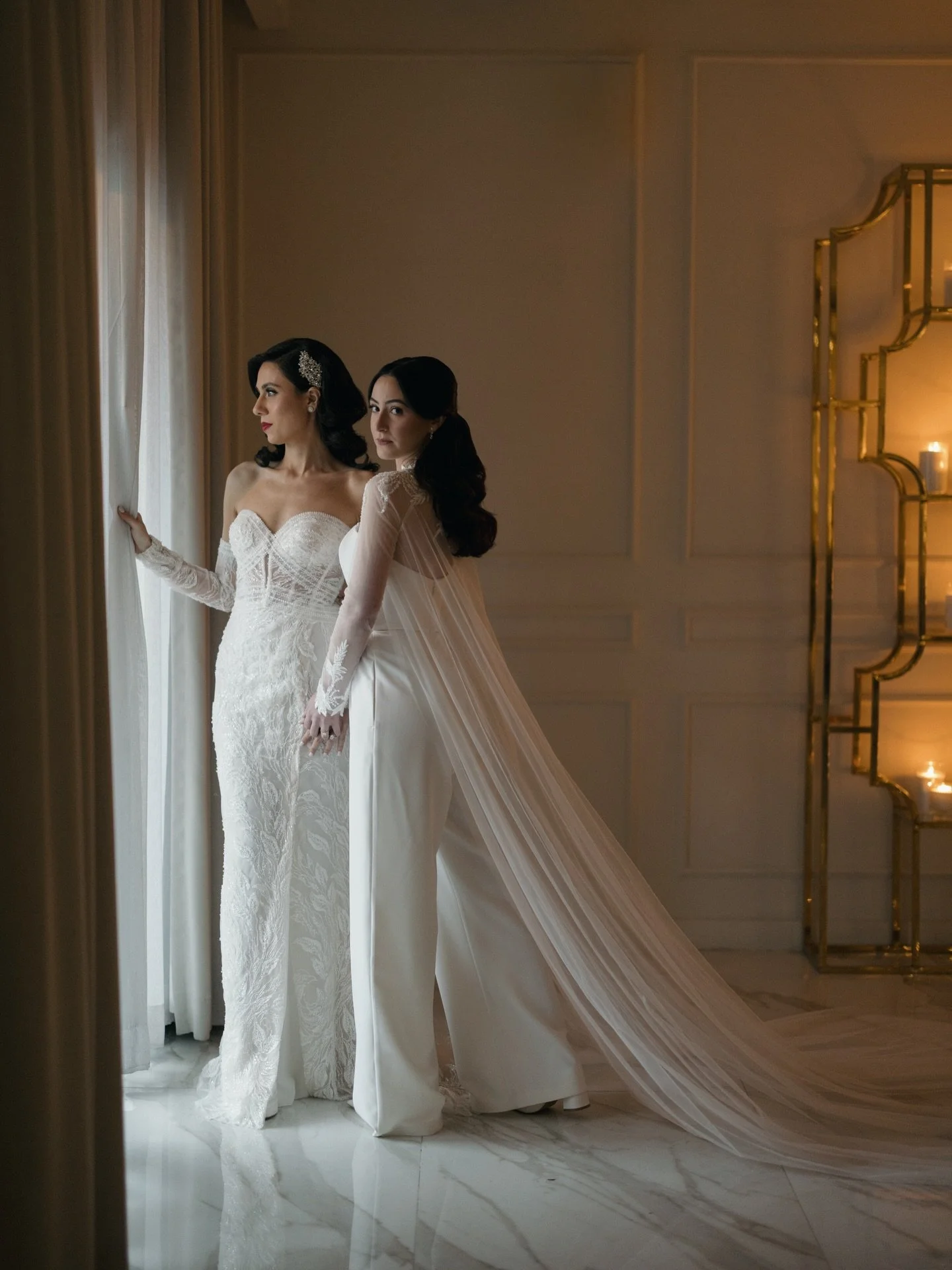 Liora + Tamara 🤍 This one was so special 🤍 

PHOTO @melanniemorfaphoto 
CONTENT @contentbff_ 
PLANNER @amandagrahamevents 
H&amp;M @dollsbysophia 
FLORIST @nerysflowers 
DJ @dj_leeor_ 
RENTALS @imperialeventrental @nuagedesignsinc @cachetentsandeve