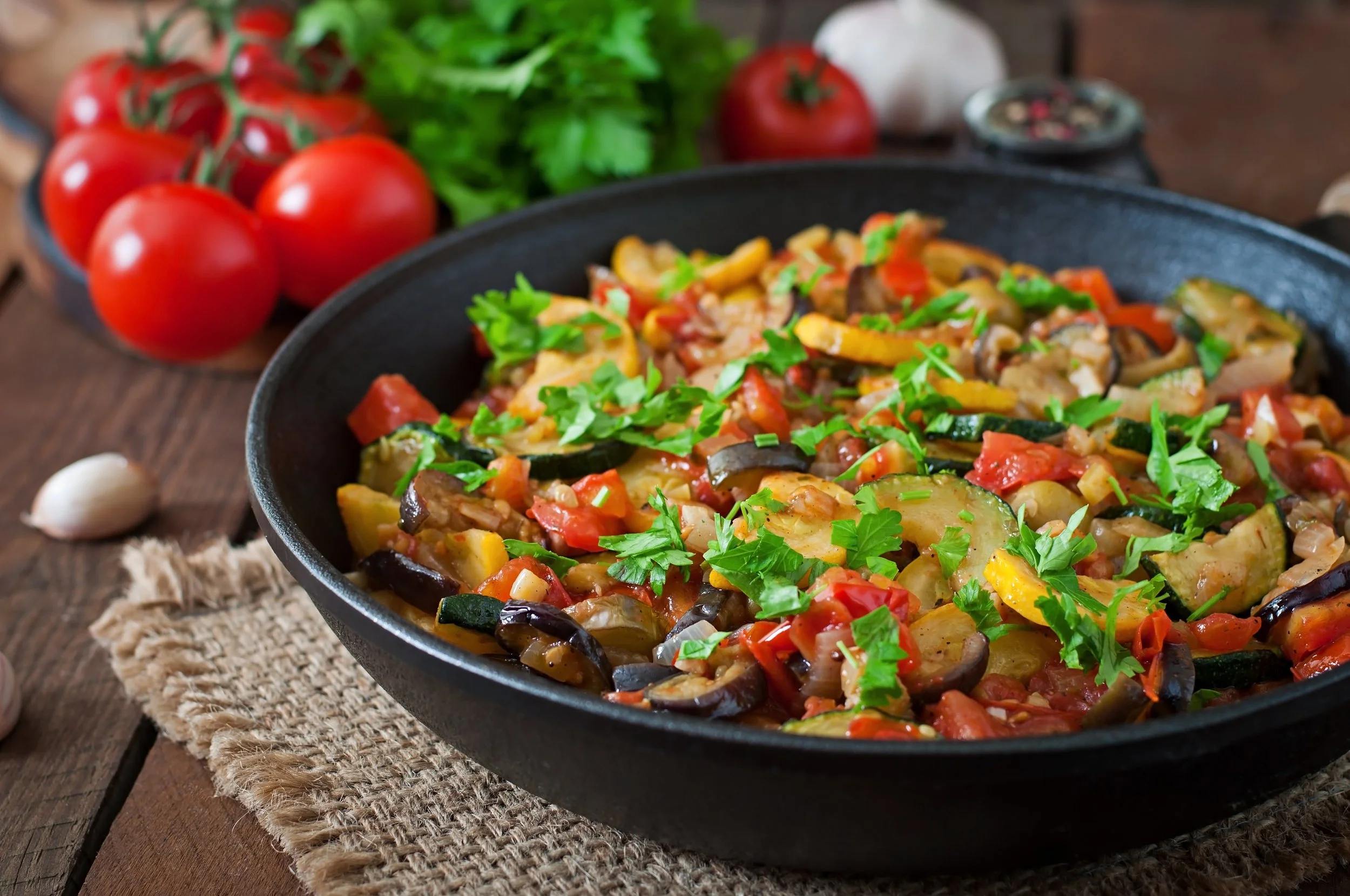 Roasted Vegetables Skillet