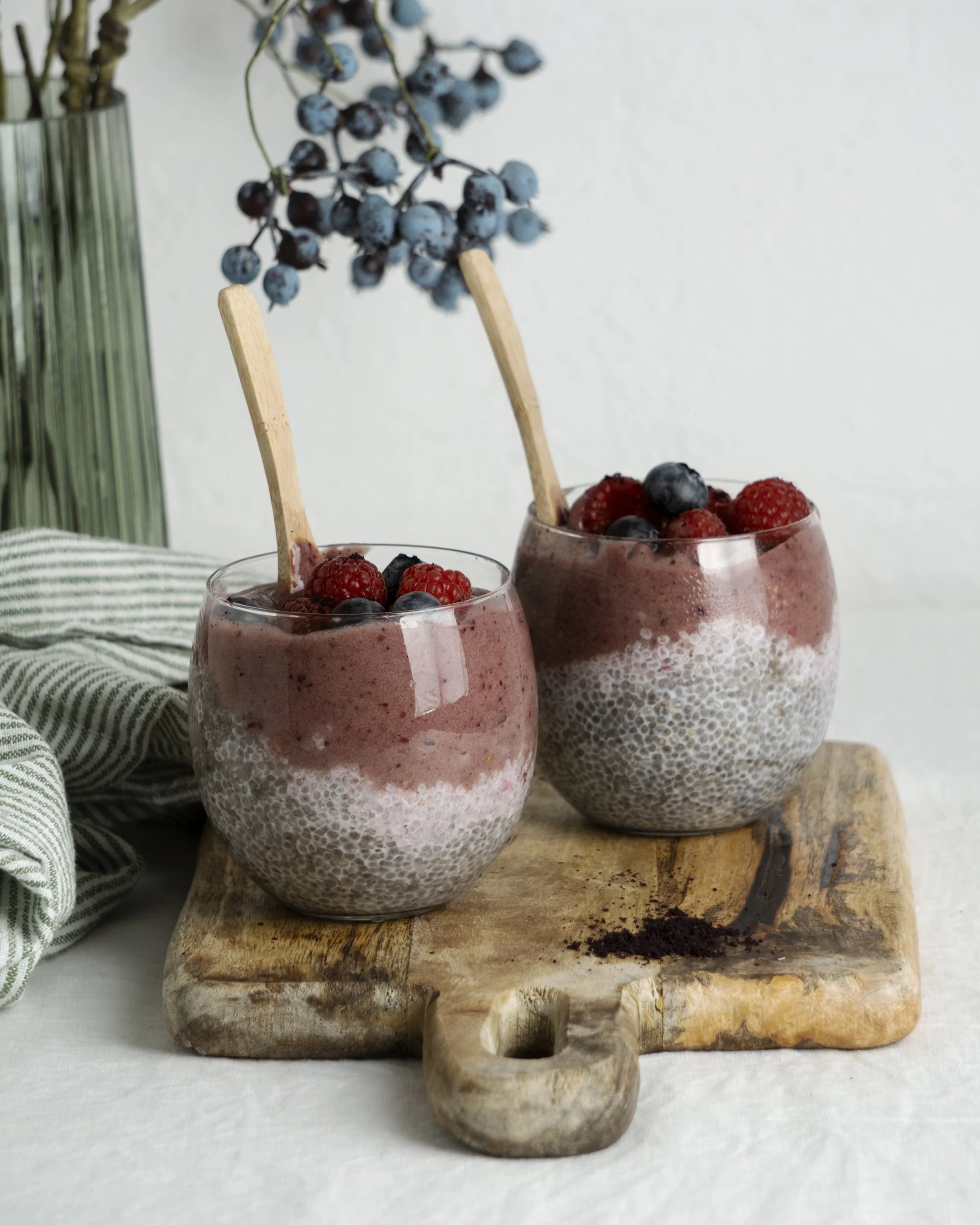Healthy Chia Tiramisu Parfait