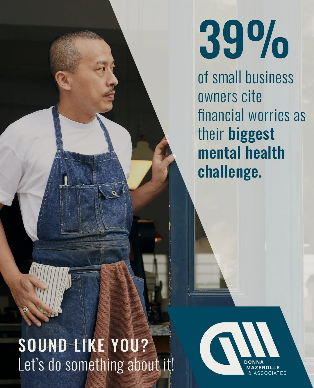 39% of small business owners say money stress is their biggest mental health challenge. 🧠💸

If your business finances are keeping you up at night, that&rsquo;s not &ldquo;just part of owning a business.&rdquo; That&rsquo;s a sign something needs to