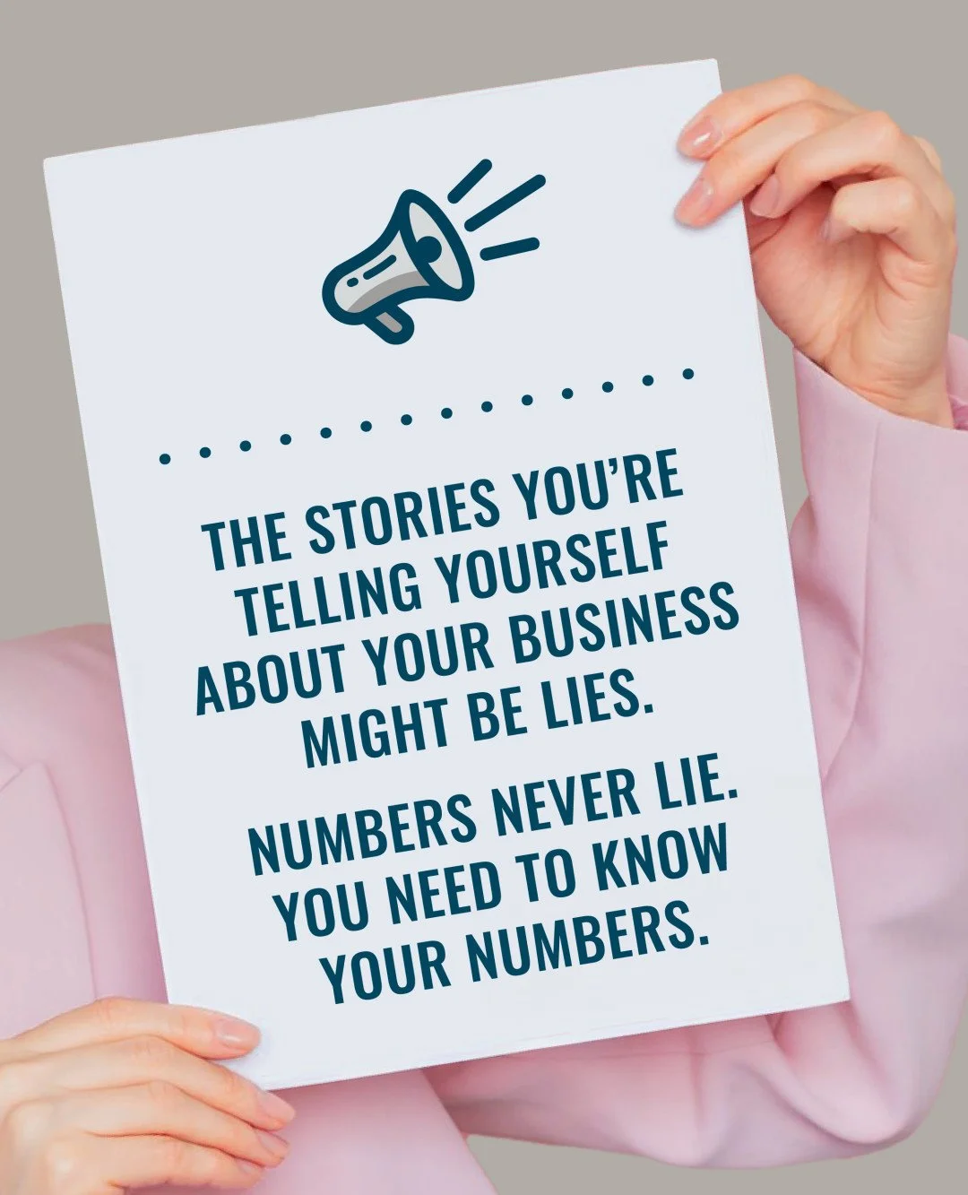 💥 Truth bomb: Numbers don't lie.