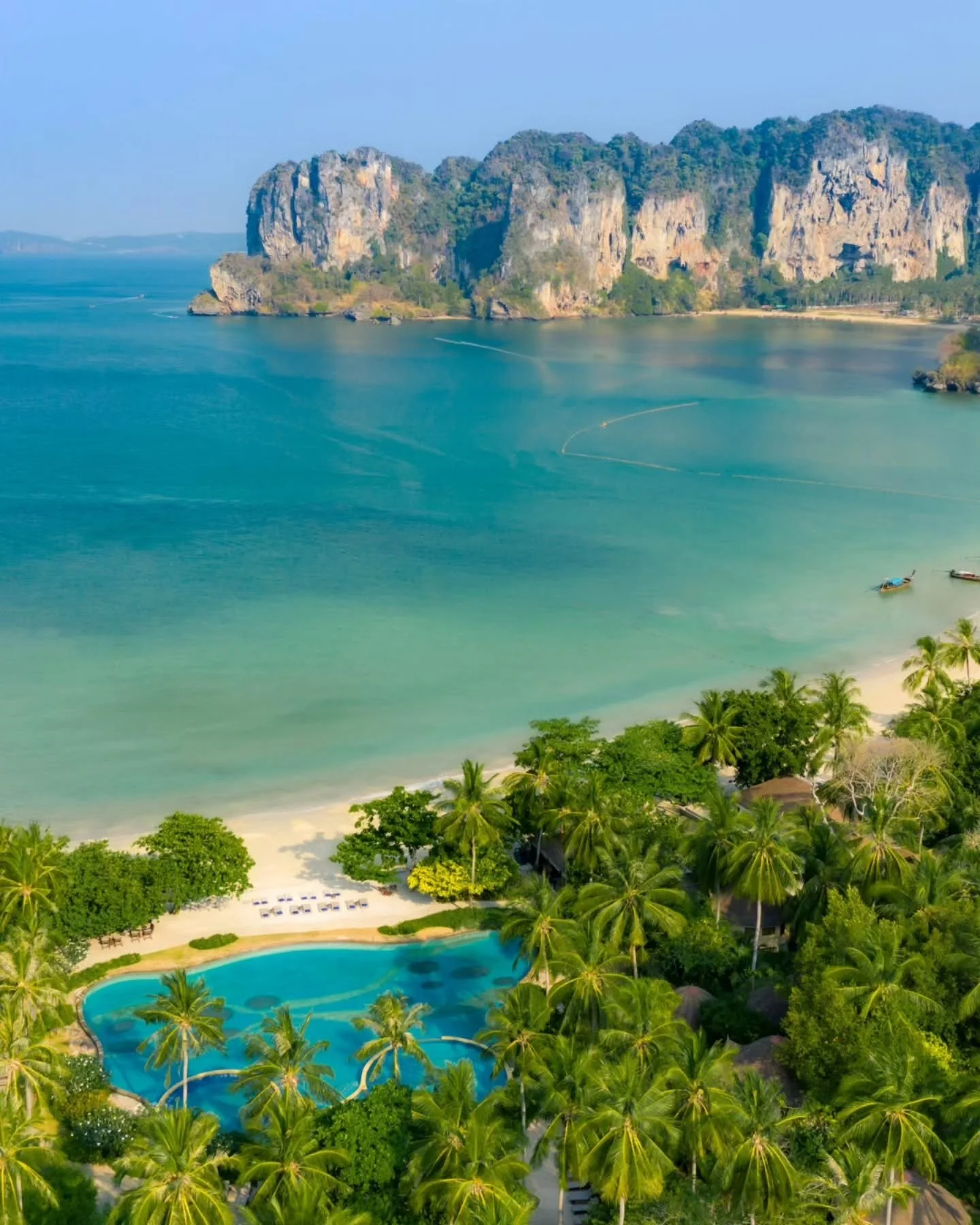 Railay Beach, Krabi &mdash; where crystalline turquoise waters embrace soaring limestone precipices. Thailand's quintessential coastal sanctuary beckons.

www.carpeasia.com
Your Journey, Elevated