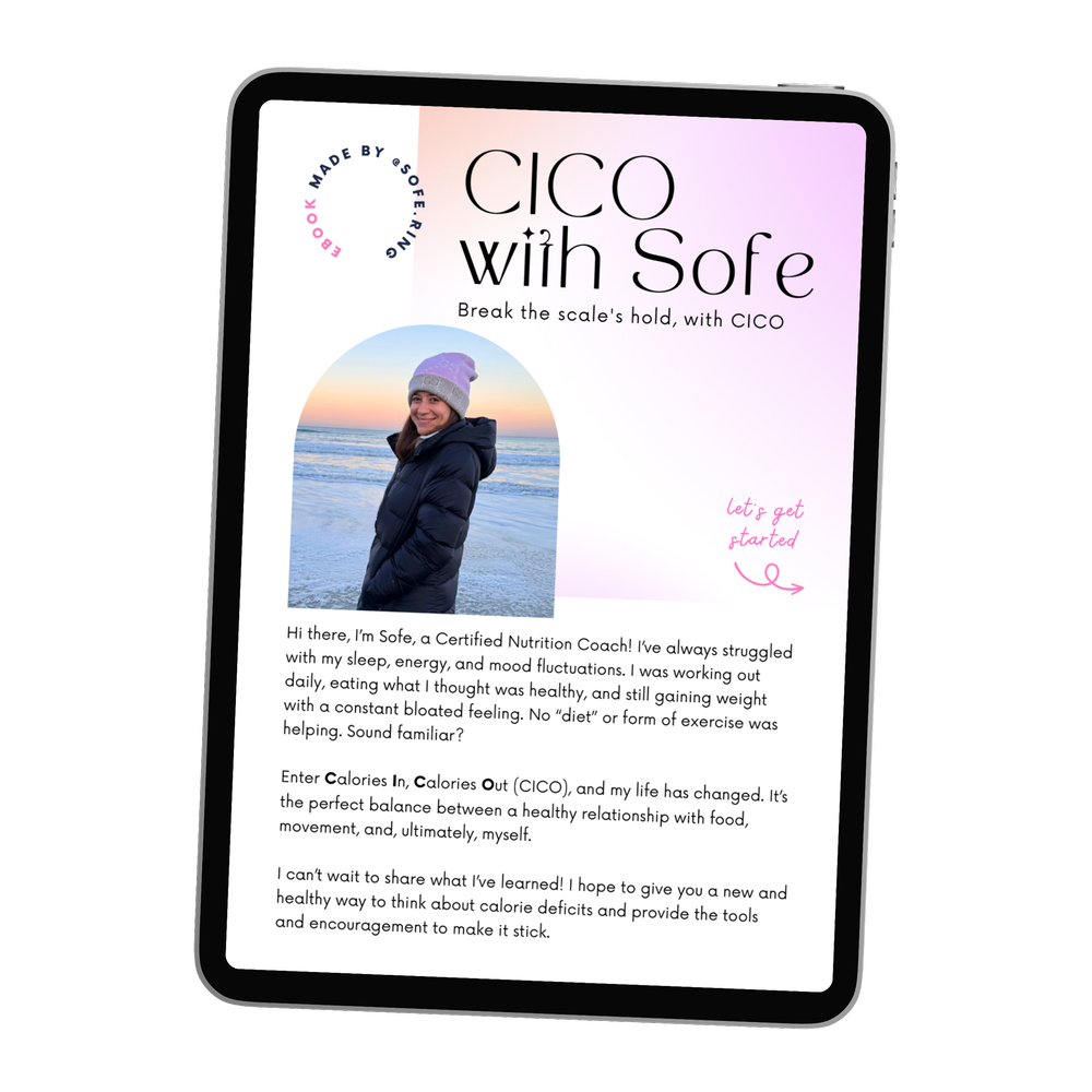 CICO with Sofe eBook on a tablet
