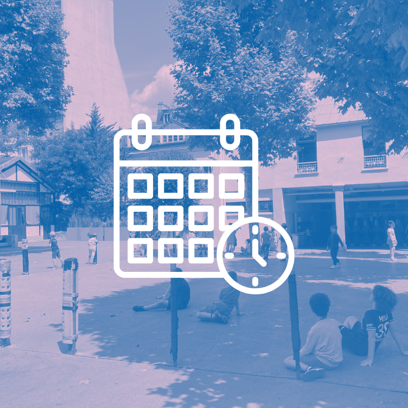 A Day at the Summer Camp - Schedule