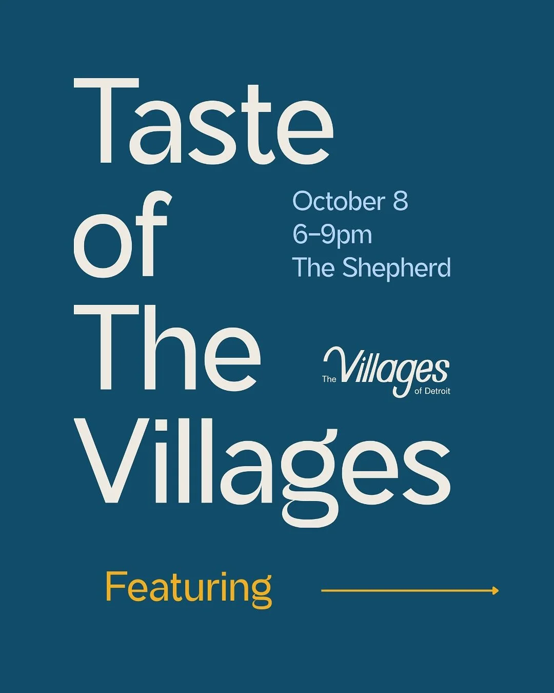 Check out this lineup of local businesses featured in our &ldquo;Taste of the Villages&rdquo; fundraiser pop-up!
Get your tickets today and join us for an evening in the Villages, sampling food &amp; drinks from some of our best local bars, restauran