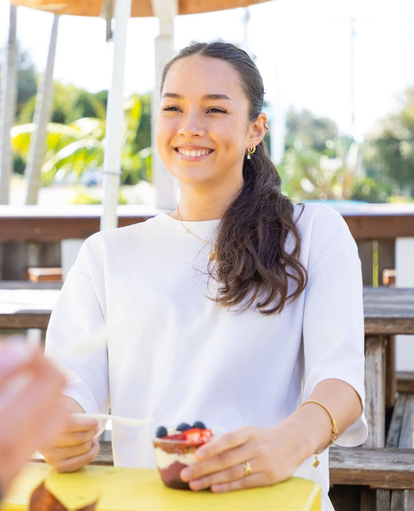 Breakfast catered, vibes self-served 🍓🫐 #Catering